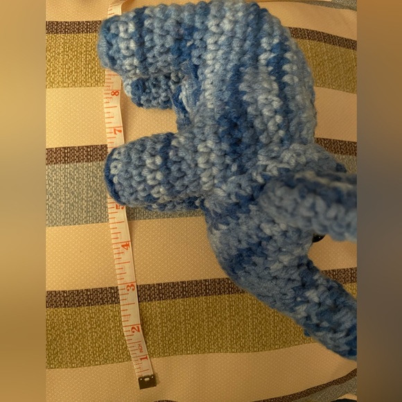 Handmade Ombré Crochet Elephant Plushie Gift/ House Decoration - Picture 12 of 12